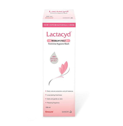Lactacyd Feminine Hygiene Wash 100ml – Gentle Vaginal Wash for Women