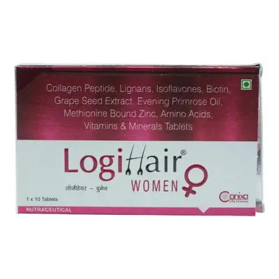Logihair Women Tablet – Hair Nourishment Supplement with Vitamins & Minerals | Pack of 1