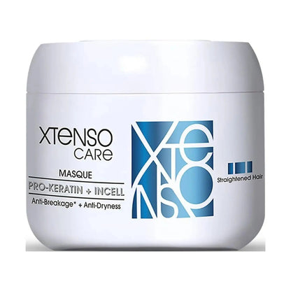 L'Oréal Professionnel Xtenso Care Combo – Shampoo 250ml + Hair Masque 196g | For Straightened & Chemically Treated Hair | BLUE Pack
