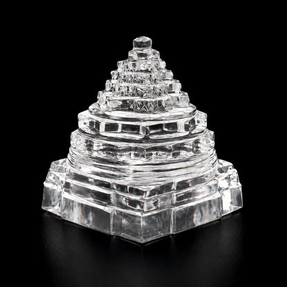 Hand-Carved Clear Quartz Crystal Figurine, Meditation Shelf Décor, Artisan Display Piece