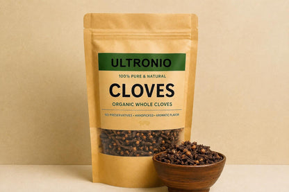 Organic Whole Cloves | Aromatic Spice Buds for Cooking, Tea, Ayurveda