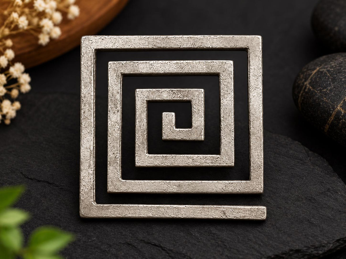 Shubh Sanket Vastu Lead Helix – Traditional Spiral Symbol (4 Inch)