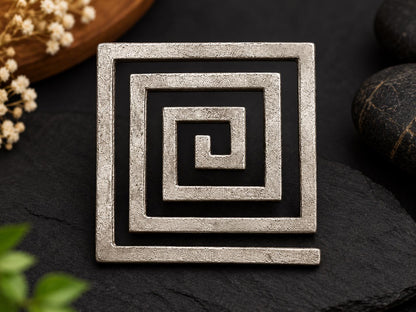Shubh Sanket Vastu Lead Helix – Traditional Spiral Symbol (4 Inch)