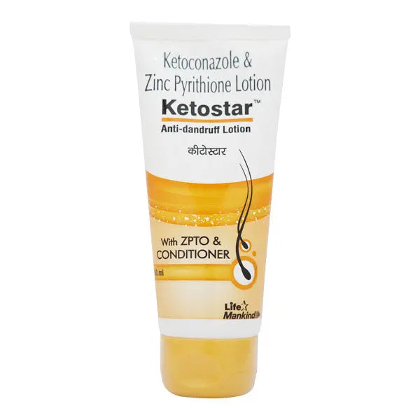 Ketostar Anti-Dandruff Lotion 50ml – Medicated Scalp Treatment with Ketoconazole 2%
