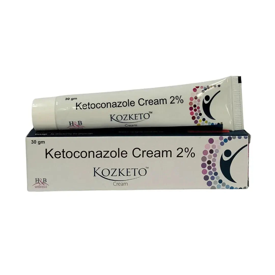 Kozketo Cream 30gm (Pack of 2) - Antifungal Cream with Ketoconazole 2% V2deliver.com