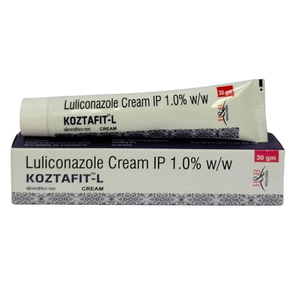 Koztafit-L Cream 30gm Pack of 2 | Luliconazole Antifungal Treatment for Ringworm, Itching & Fungal Infections