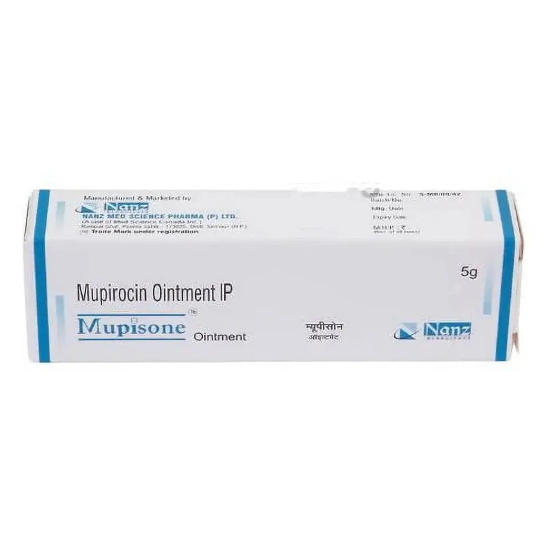 Mupisone Cream 5gm (Pack of 2) – Mupirocin Cream for Bacterial Skin Infections V2deliver.com
