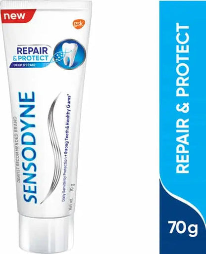 Sensodyne Complete Protection+ Toothpaste 140 g (70 g x 2) | Sensitivity Relief & Daily Oral Care